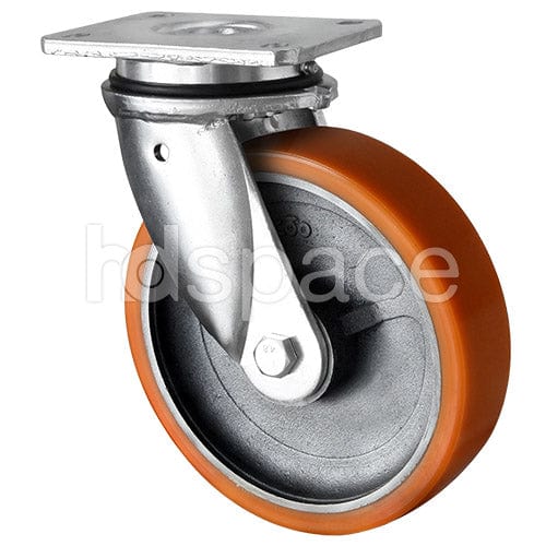 Polyurethane Extra Heavy 200mm Duty Castor HD Space