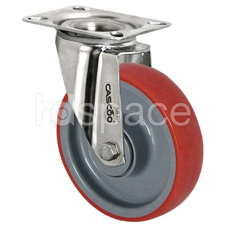 Stainless Steel / Thermoplastic Polyurethane 125mm Castor HD Space