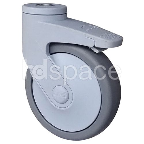 Thermoplastic Rubber 100mm Bolt Hole Castor HD Space