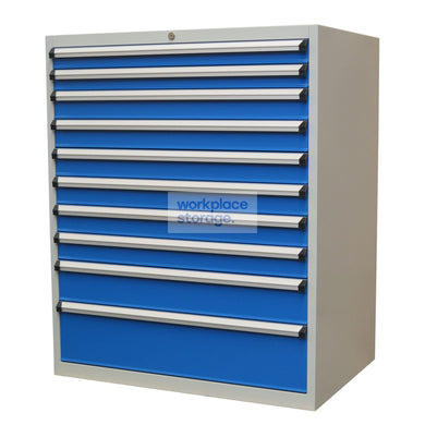 Drawer Cabinet - 10 Drawer 1225H Workplace Storage 1225 Workshop Drawer Cabinets and Dividers