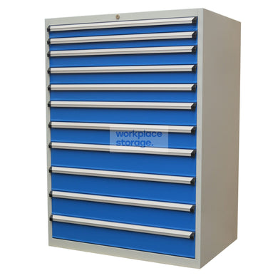 Drawer Cabinet - 11 Drawer 1400H Workplace Storage 1400 Workshop Drawer Cabinets and Dividers