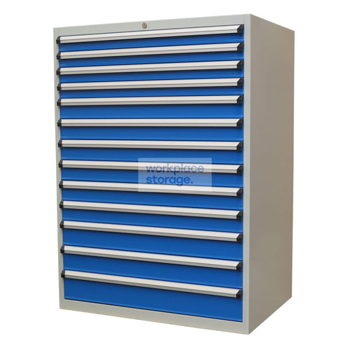 Drawer Cabinet - 13 Drawer 1400H Workplace Storage 1400 Workshop Drawer Cabinets and Dividers