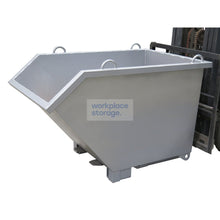 Load image into Gallery viewer, Forklift Tipping Bin Large Workplace Storage Forklift Tipping Bins
