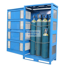 Load image into Gallery viewer, Gas Bottle Storage Cabinet Workplace Storage Gas Bottle Storage Cages &amp; Cabinets

