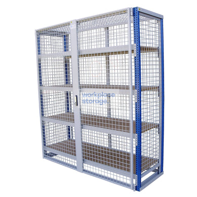 Lockable Shelving Cage Workplace Storage Lockable Shelving Cages