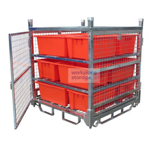 Load image into Gallery viewer, Logistics Cage Half Height no Castors Workplace Storage Logistics Cage Systems
