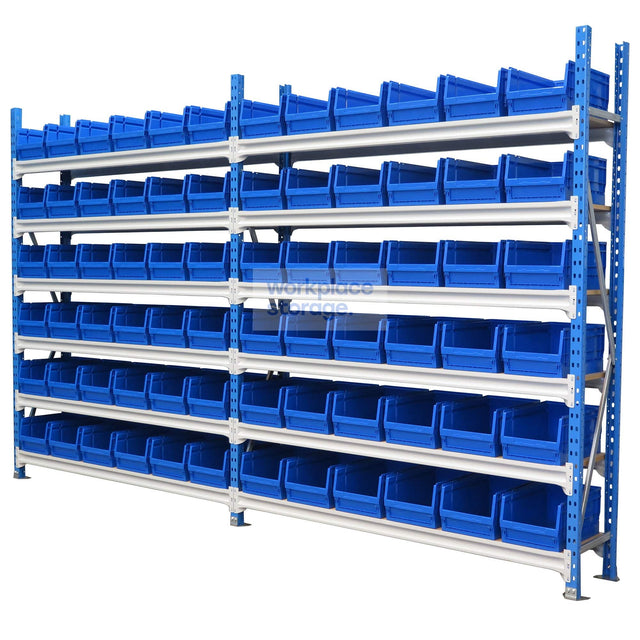 Longspan (Small Buckets) 1800 Starter Bay Workplace Storage Longspan Shelving