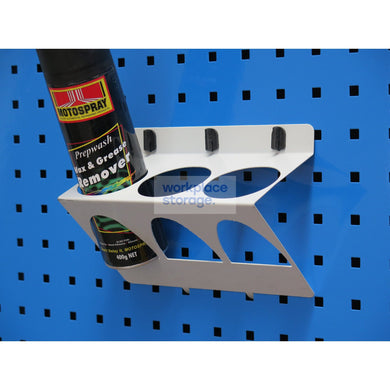 Triple Spray Can Holder Workplace Storage Tool Storage Boards and Tool Hooks