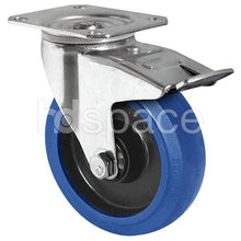 Load image into Gallery viewer, Elastic Blue Rubber 125mm Castor HD Space
