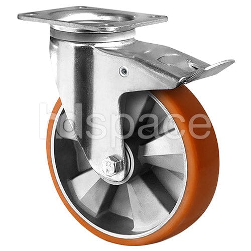 Polyurethane Heavy Duty 160mm Castor HD Space