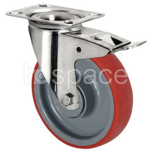 Load image into Gallery viewer, Stainless Steel / Thermoplastic Polyurethane 125mm Castor HD Space

