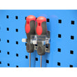 Double Spring Clip Hook Workplace Storage Tool Storage Boards and Tool Hooks
