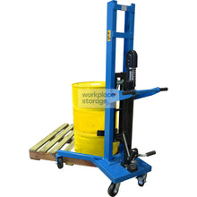 Load image into Gallery viewer, Drum Depalletiser &amp; Stacker Manual Workplace Storage Drum Handling Equipment
