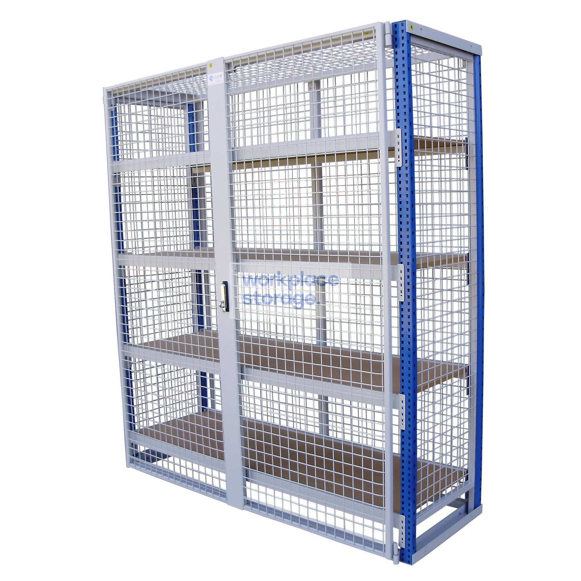 Lockable Shelving Cage – Workplace Storage - Main Image