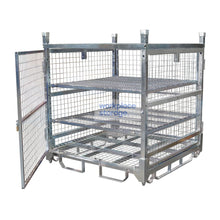 Load image into Gallery viewer, Logistics Cage Half Height no Castors Workplace Storage Logistics Cage Systems
