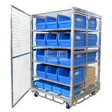 Load image into Gallery viewer, Logistics Cage with Centre Divider Workplace Storage Logistics Cage Systems
