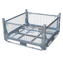 Load image into Gallery viewer, Pallet Cage Collapsible Half Height Workplace Storage Collapsible Pallet Storage Cages
