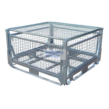 Load image into Gallery viewer, Pallet Cage Collapsible Half Height Workplace Storage Collapsible Pallet Storage Cages
