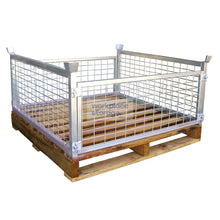 Load image into Gallery viewer, Pallet Cage Hardwood Half Height Workplace Storage Pallet Cages
