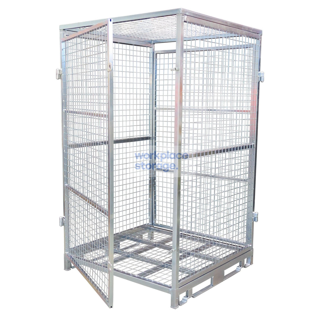 Pallet Rack Caging Pallet Cage Large Economical – Workplace Storage