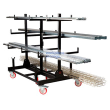 Load image into Gallery viewer, Pipe Trolley 2000Kg Capacity Workplace Storage Post &amp; Pipe Trolley Racks
