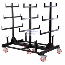 Load image into Gallery viewer, Pipe Trolley 2000Kg Capacity Workplace Storage Post &amp; Pipe Trolley Racks
