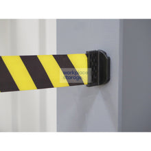 Load image into Gallery viewer, Retractable Belt Barrier Magnetic Mount Workplace Storage Area Safety Equipment
