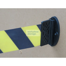 Load image into Gallery viewer, Retractable Belt Barrier Wall Mount Workplace Storage Area Safety Equipment
