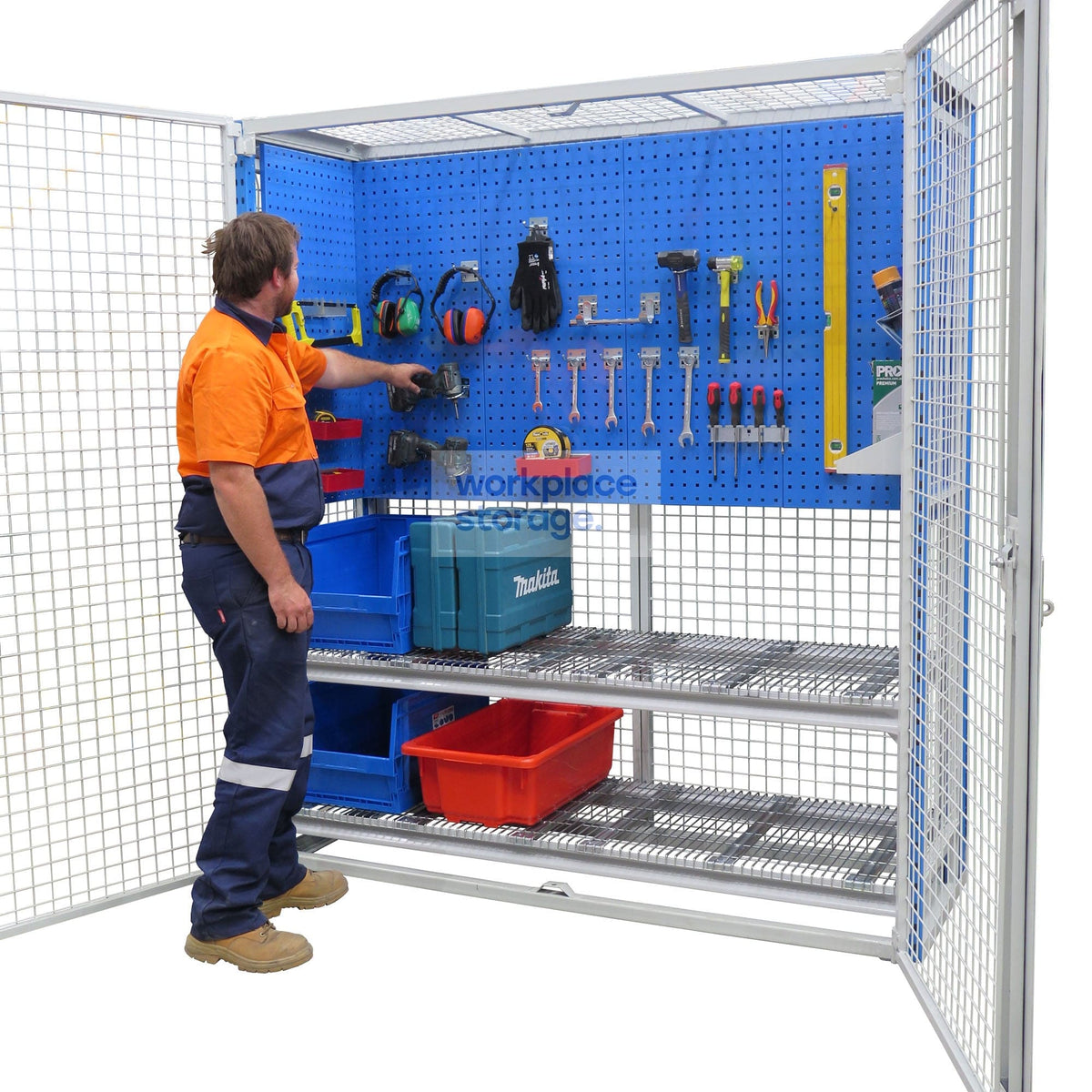 Tool Control Storage Tool Storage Locker (1 Shelf) – Workplace Storage
