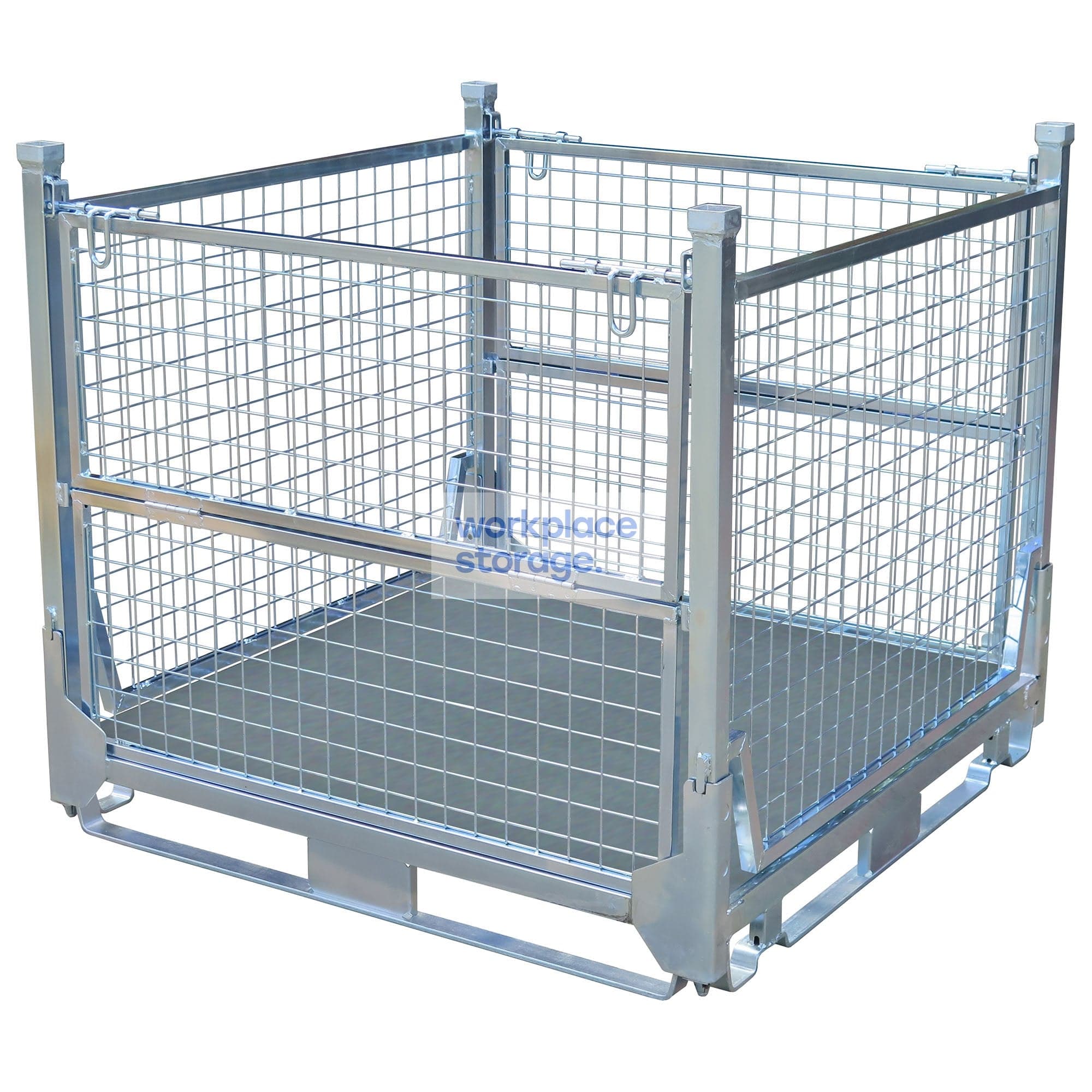 Container Lifting Cage Transport Cage Collapsible Full Height – Workplace Storage