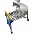 Warehouse Conveyor Flexible with Steel Rollers Workplace Storage Roller Conveyor Systems