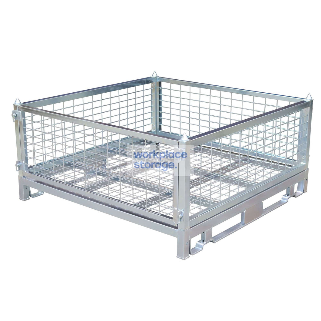 Warehouse Stillage Cage Half Height Workplace Storage Warehouse Stillage Cages